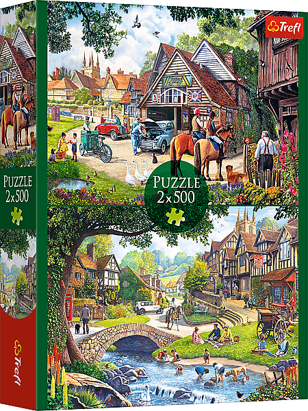 Idilli Élet - 2x500 Trefl 500 darabos kirakó puzzle (TR - 37494) - puzzlegarden