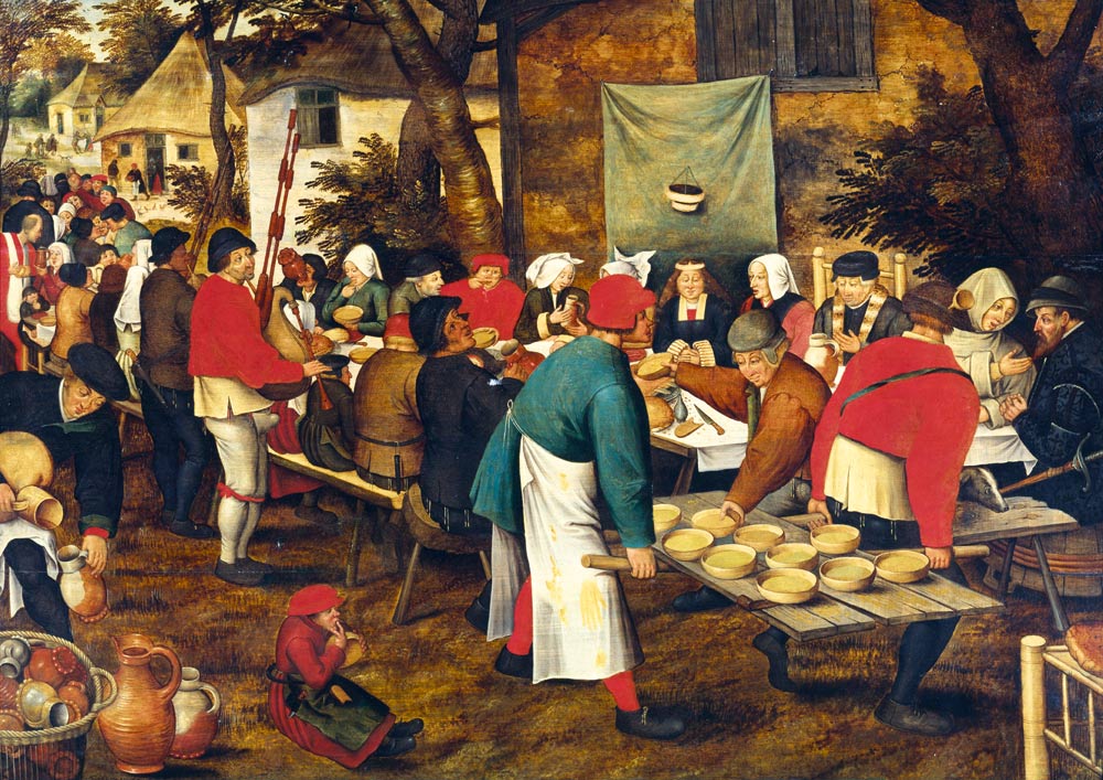 ifj. Pieter Bruegel - Parasztlakodalom Bluebird 1000 darabos kirakó puzzle (BB - 60025) - puzzlegarden
