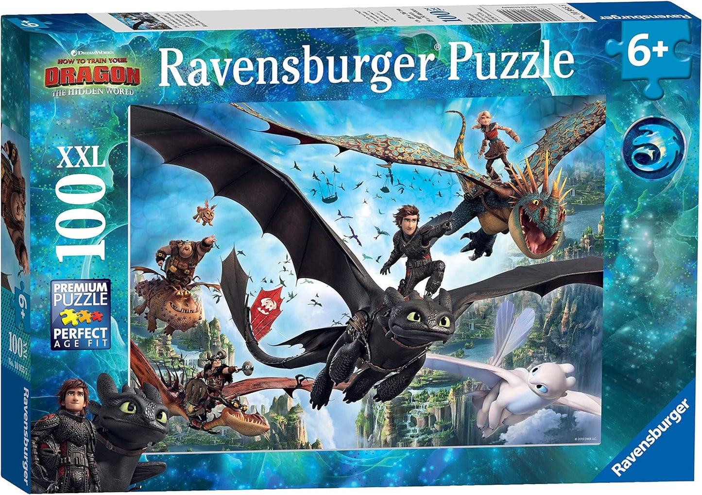 Így Neveld a Sárkányodat - A Rejtett Világ Ravensburger 100 darabos kirakó puzzle (RA - 10955) - puzzlegarden