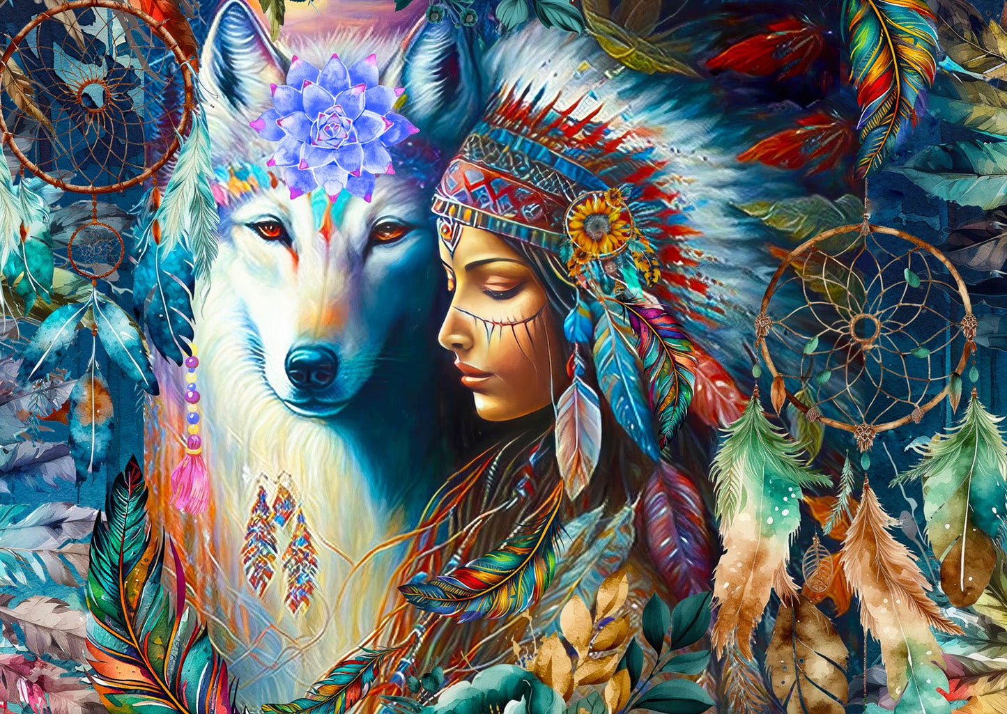 Indián Hercegnő Enjoy 1000 darabos kirakó puzzle (EN - 2187) - puzzlegarden