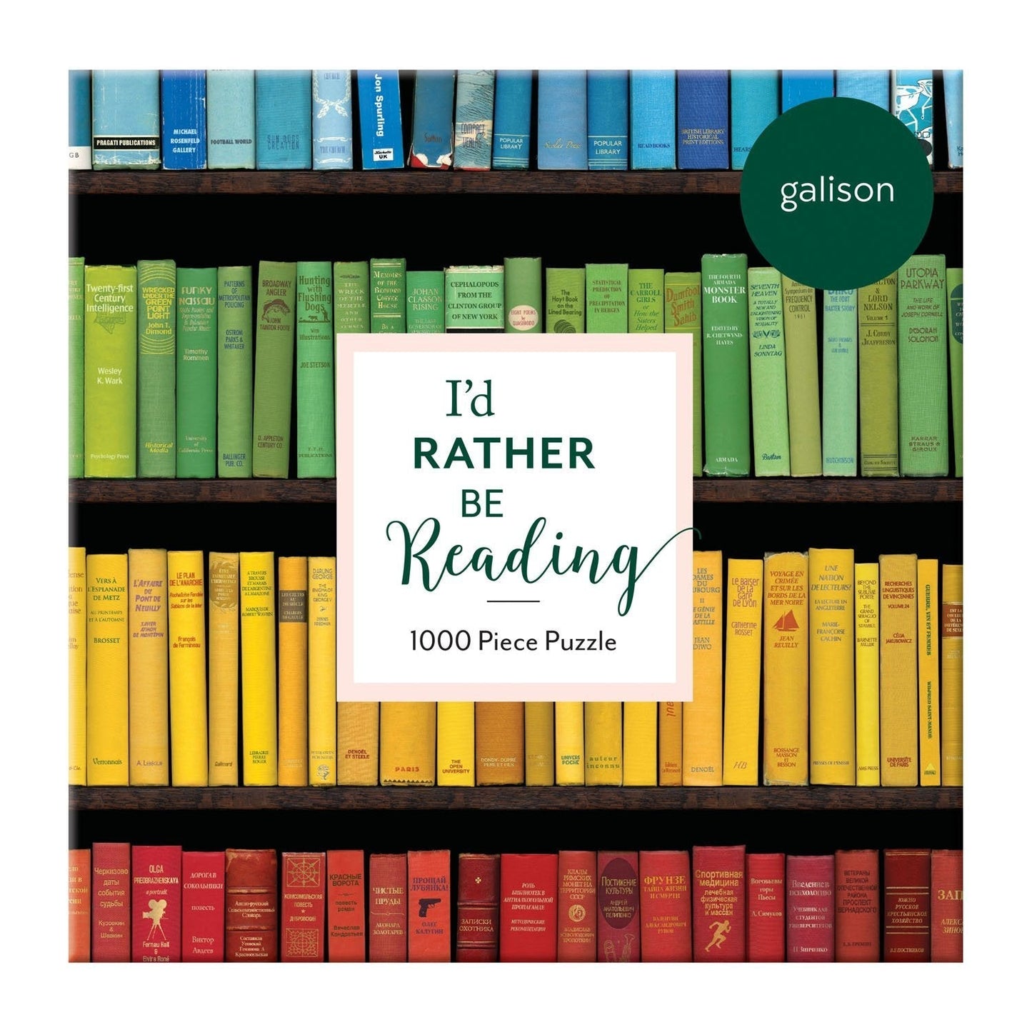 Inkább olvasnék Galison 1000 darabos kirakó puzzle (GA - 9780735360532) - puzzlegarden