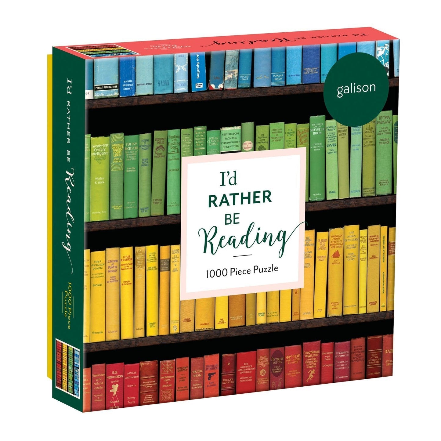Inkább olvasnék Galison 1000 darabos kirakó puzzle (GA - 9780735360532) - puzzlegarden