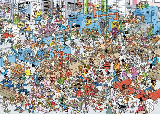 Jan van Haasteren – A pékség Jumbo 1000 darabos kirakó puzzle (JU - 1110100621) - puzzlegarden