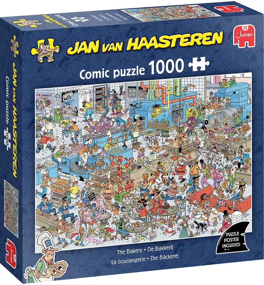 Jan van Haasteren – A pékség Jumbo 1000 darabos kirakó puzzle (JU - 1110100621) - puzzlegarden