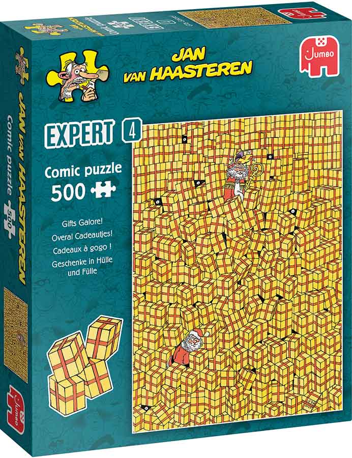 Jan van Haasteren Expert 4 – Ajándékdömping Jumbo 500 darabos kirakó puzzle (JU - 1110100633) - puzzlegarden