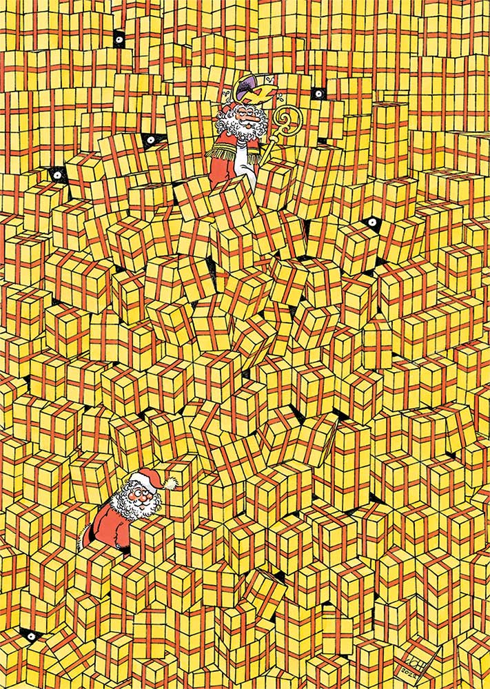 Jan van Haasteren Expert 4 – Ajándékdömping Jumbo 500 darabos kirakó puzzle (JU - 1110100633) - puzzlegarden