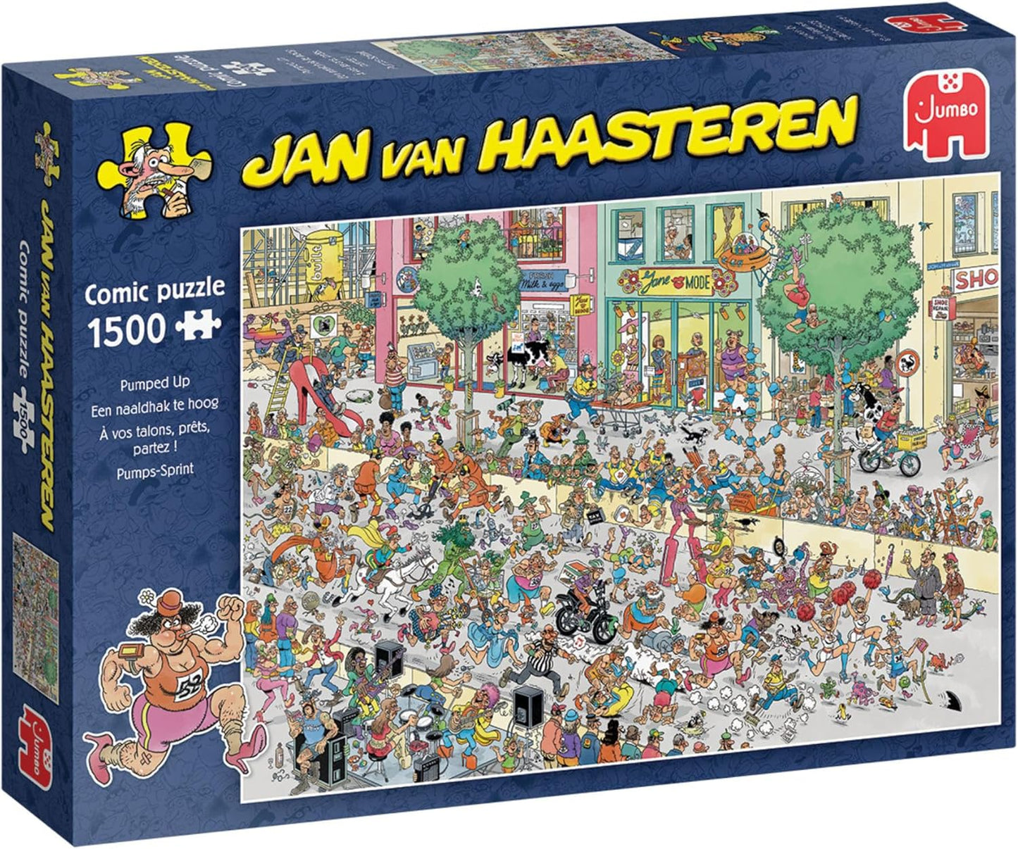 Jan van Haasteren – Felturbózva Jumbo 1500 darabos kirakó puzzle (JU-1110100529) - puzzlegarden