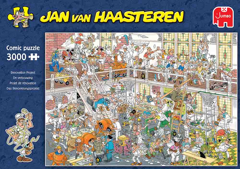 Jan van Haasteren – Felújítási projekt Jumbo 3000 darabos kirakó puzzle (JU - 1110100524) - puzzlegarden
