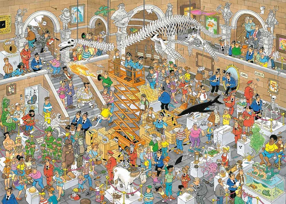 Jan van Haasteren – Furcsaságok galériája Jumbo 3000 darabos kirakó puzzle (JU - 20031) - puzzlegarden