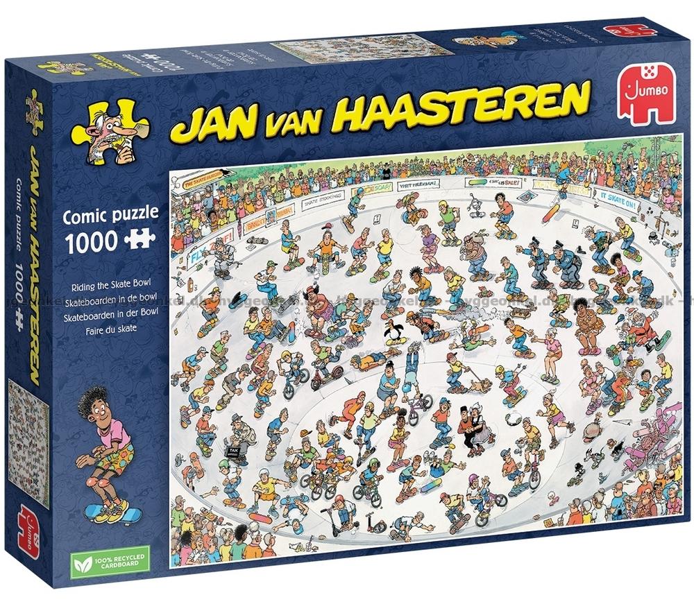 Jan van Haasteren - Gördeszkapályán Jumbo 1000 darabos kirakó puzzle (JU - 1110100323) - puzzlegarden