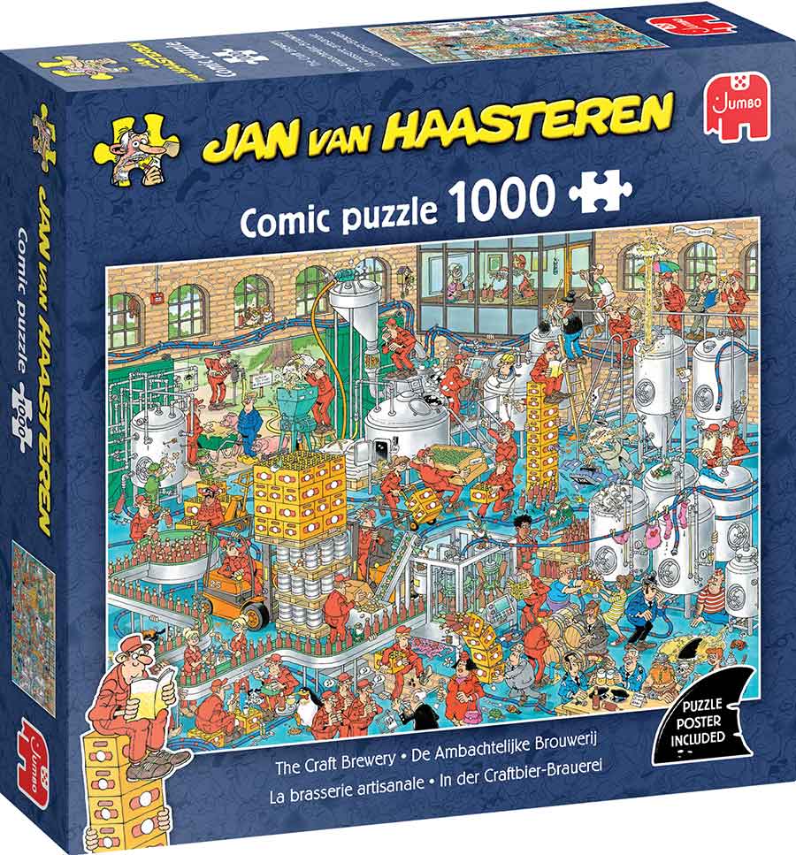 Jan van Haasteren - Kézműves Sörfőzde Jumbo 1000 darabos kirakó puzzle (JU - 1110100610) - puzzlegarden