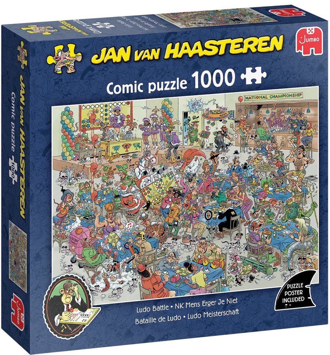 Jan van Haasteren – Ki nevet a végén? csata Jumbo 1000 darabos kirakó puzzle (JU - 1110100482) - puzzlegarden