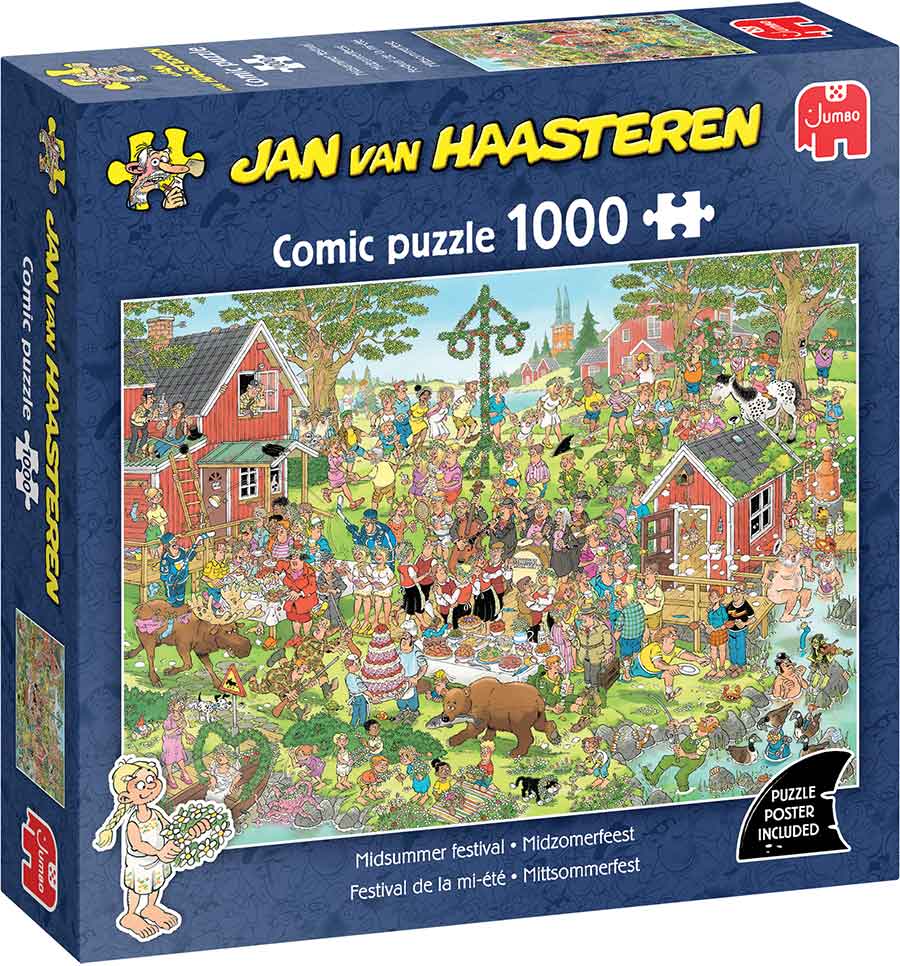 Jan van Haasteren – Nyárközépi fesztivál Jumbo 1000 darabos kirakó puzzle (JU - 1110100617) - puzzlegarden