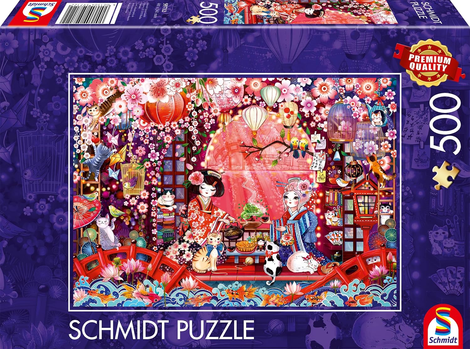 Japán teaszertartás Schmidt Spiele 500 darabos kirakó puzzle (SCH - 59712) - puzzlegarden
