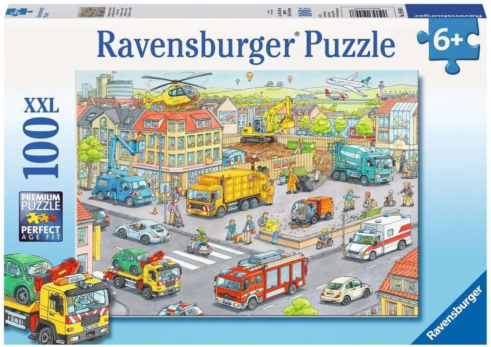 Járművek a városban Ravensburger 100 darabos kirakó puzzle (RA - 10558) - puzzlegarden