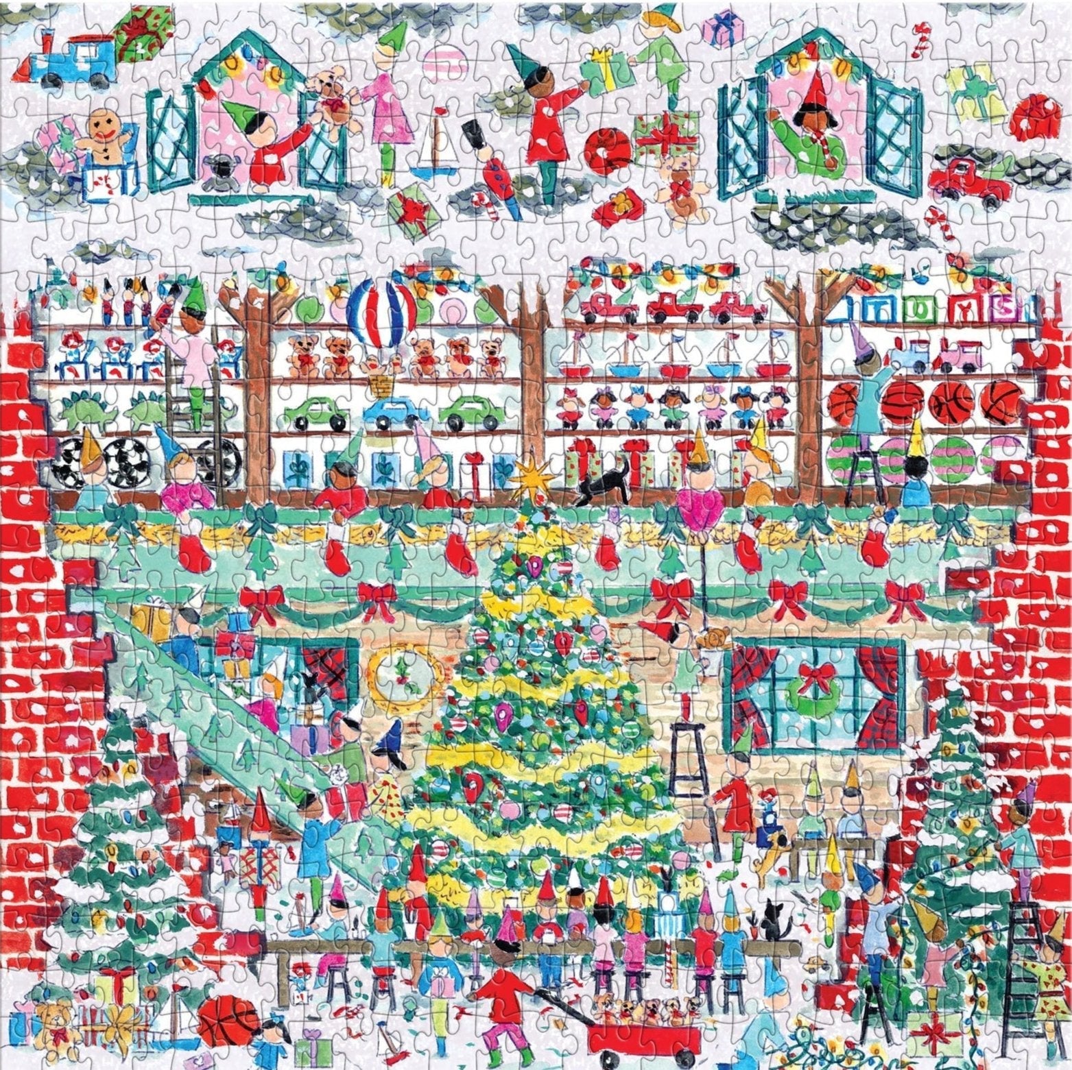 Játékműhely - csillogó fóliás! Galison 500 darabos kirakó puzzle (GA - 9780735382800) - puzzlegarden