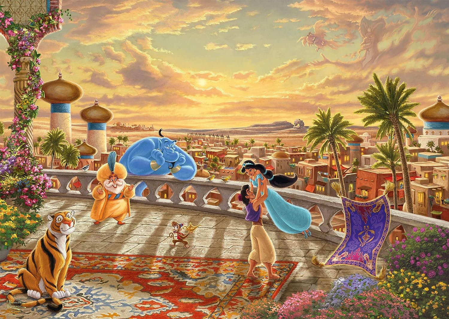 Jázmin és Aladdin Schmidt Spiele 1000 darabos kirakó puzzle (SCH - 58032) - puzzlegarden