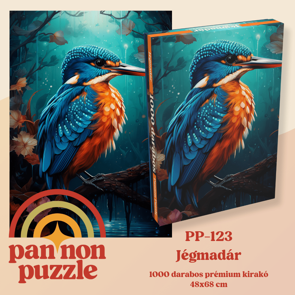 Jégmadár Pannon Puzzle 1000 darabos kirakó puzzle (PP - 123) - puzzlegarden