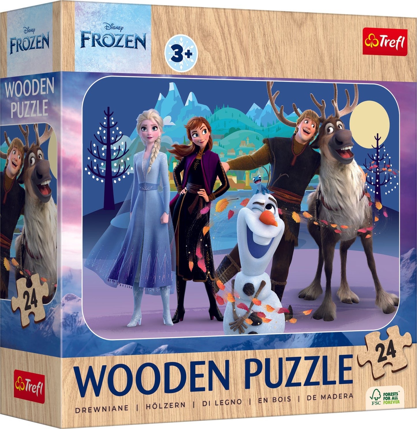 Jégvarázs - Fa kirakó Trefl Wood Craft 24 darabos kirakó puzzle (TR - 20264) - puzzlegarden