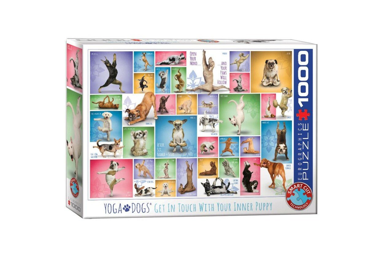 Jógázó Kutyák Eurographics 1000 darabos kirakó puzzle (EUR - 6000 - 0954) - puzzlegarden