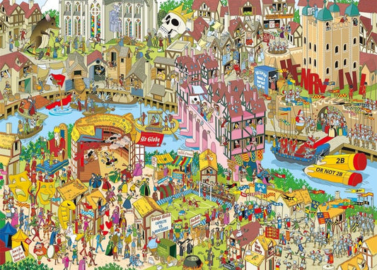 Jokesaws: Shakespeare - kavarodás Gibsons 1000 darabos kirakó puzzle (G - G7157) - puzzlegarden