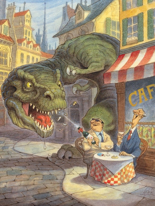 Jurassic Párizs New York Puzzle Company 1000 darabos kirakó puzzle (NYPC - NPZDS2312) - puzzlegarden