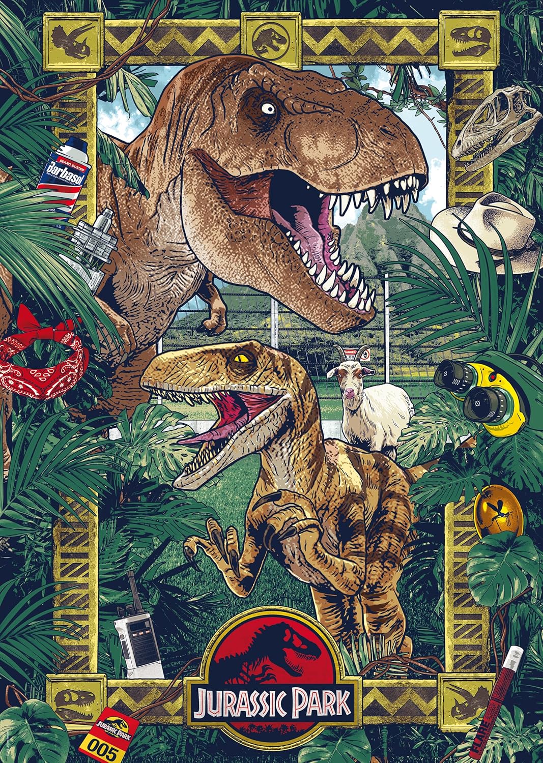 Jurassic Park – A dinoszauruszok kora Schmidt Spiele 1000 darabos kirakó puzzle (SCH - 58579) - puzzlegarden