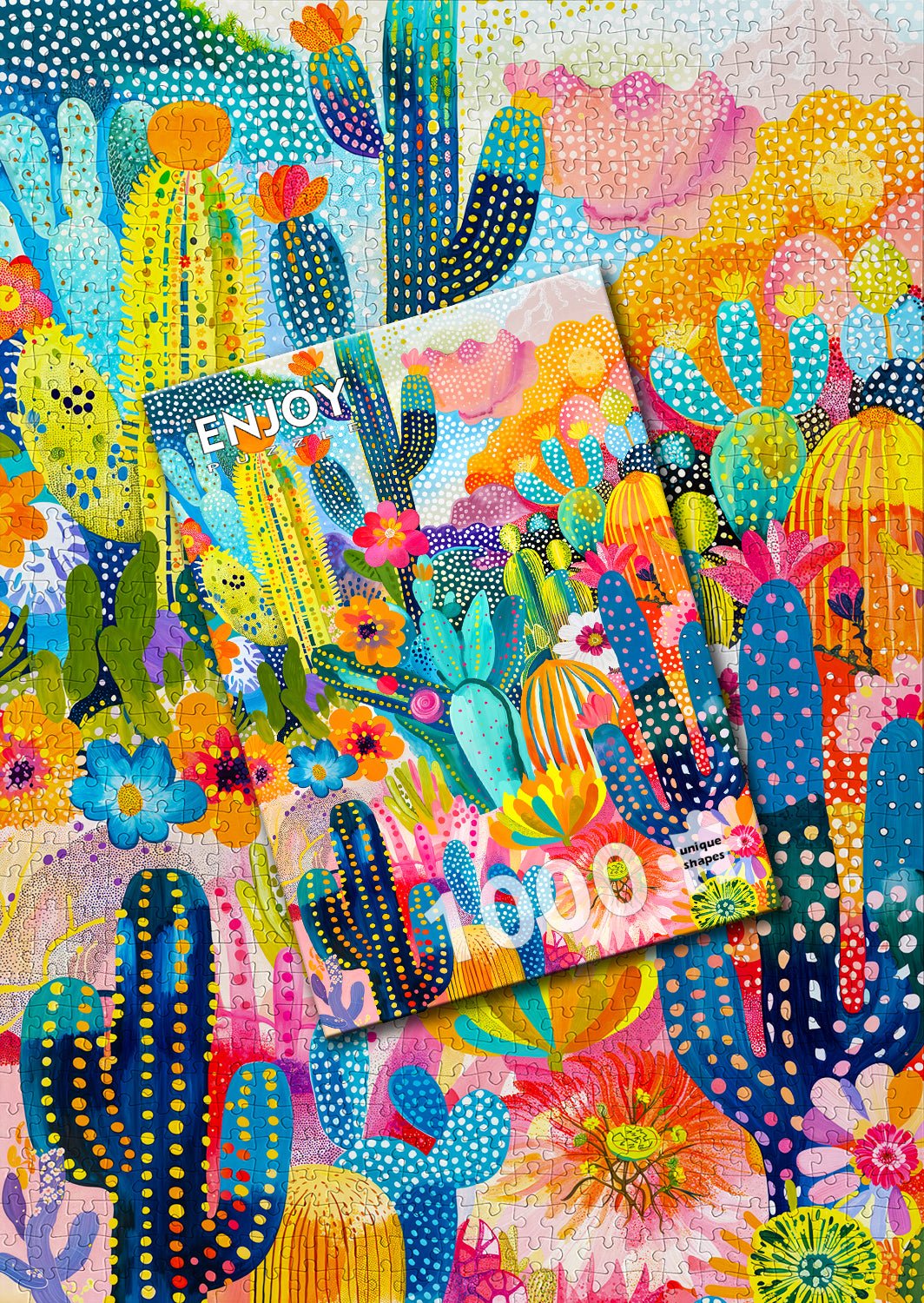 Kaktuszföld Enjoy 1000 darabos kirakó puzzle (EN - 2243 5949194022434) - puzzlegarden