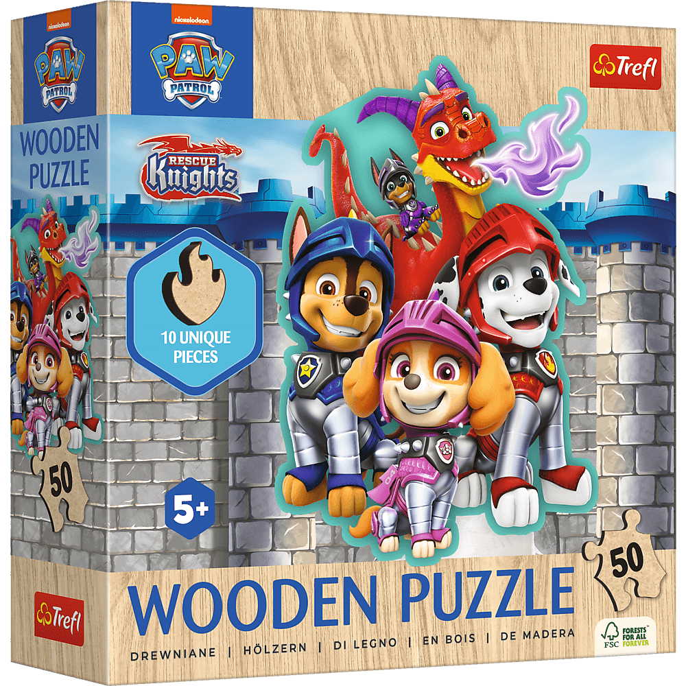 Kalandok a Mancs Őrjárattal - Fa kirakó Trefl Wood Craft 50 darabos kirakó puzzle (TR - 20277) - puzzlegarden