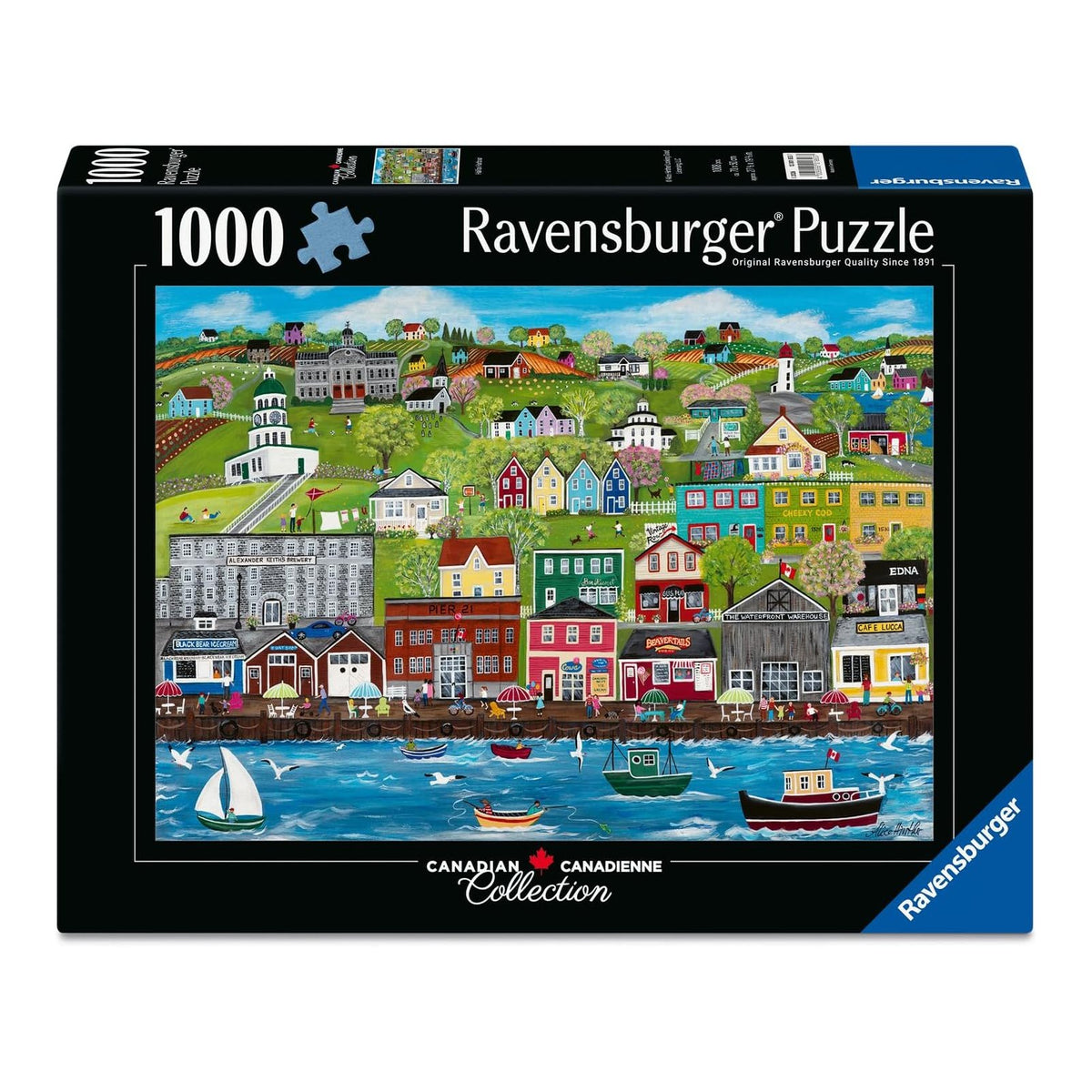 Kanadai kollekció – Halifax kikötő Ravensburger 1000 darabos kirakó puzzle (RA-12001853) - puzzlegarden