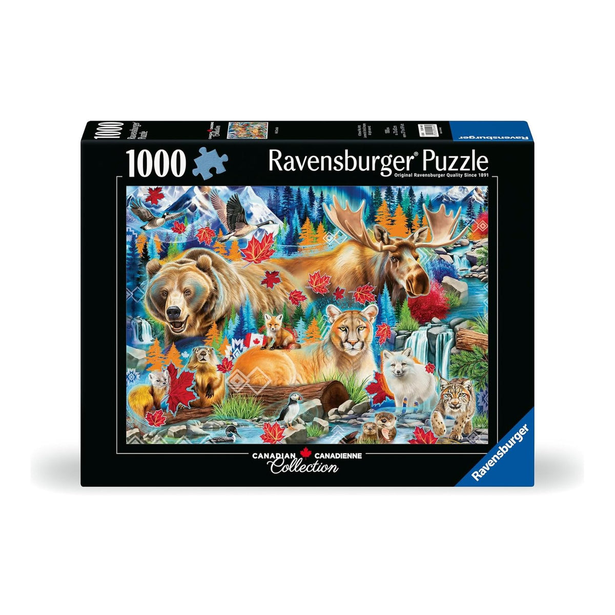 Kanadai Kollekció - Vad Kanada Ravensburger 1000 darabos kirakó puzzle (RA - 12001448) - puzzlegarden