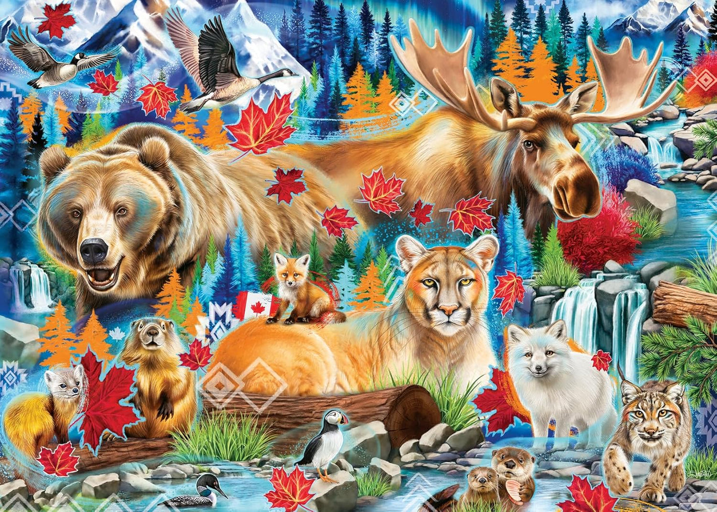 Kanadai Kollekció - Vad Kanada Ravensburger 1000 darabos kirakó puzzle (RA - 12001448) - puzzlegarden