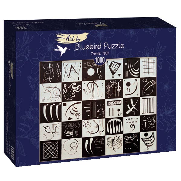 Kandinsky - Harminc Bluebird 1000 darabos kirakó puzzle (BB - 60051) - puzzlegarden