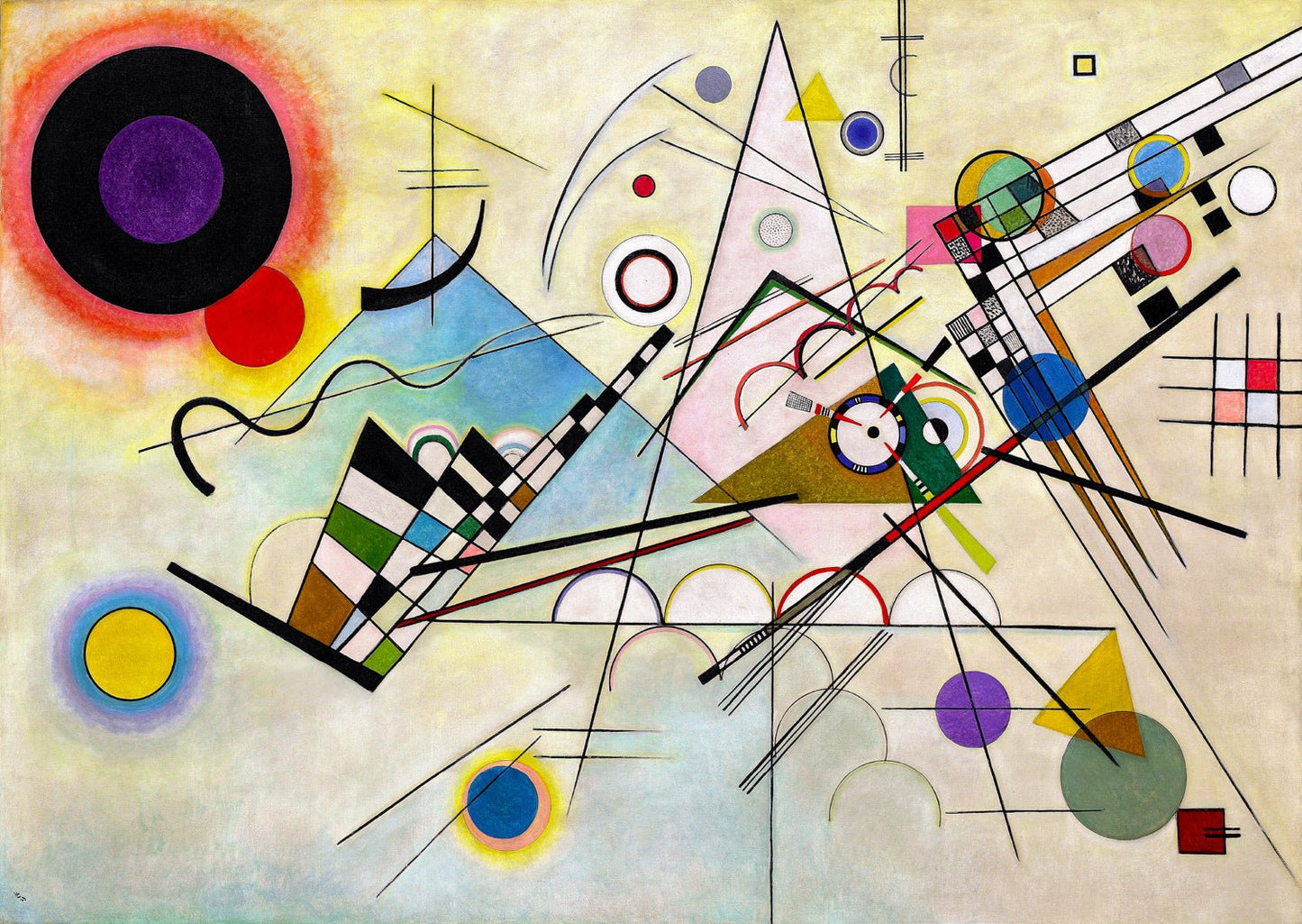 Kandinsky - Kompozíció VIII Enjoy 1000 darabos kirakó puzzle (EN - 1545) - puzzlegarden