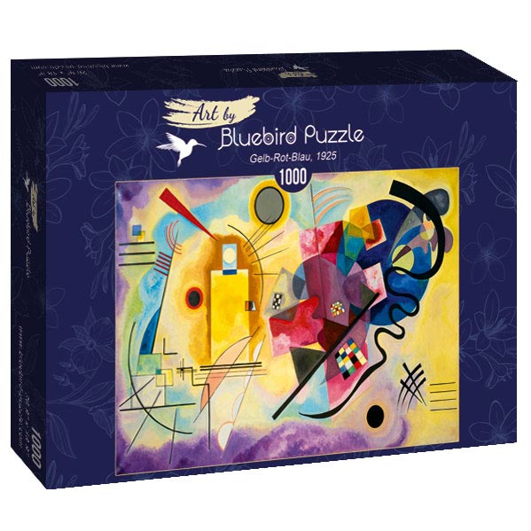 Kandinsky - Sárga - Piros - Kék Bluebird 1000 darabos kirakó puzzle (BB - 60036) - puzzlegarden