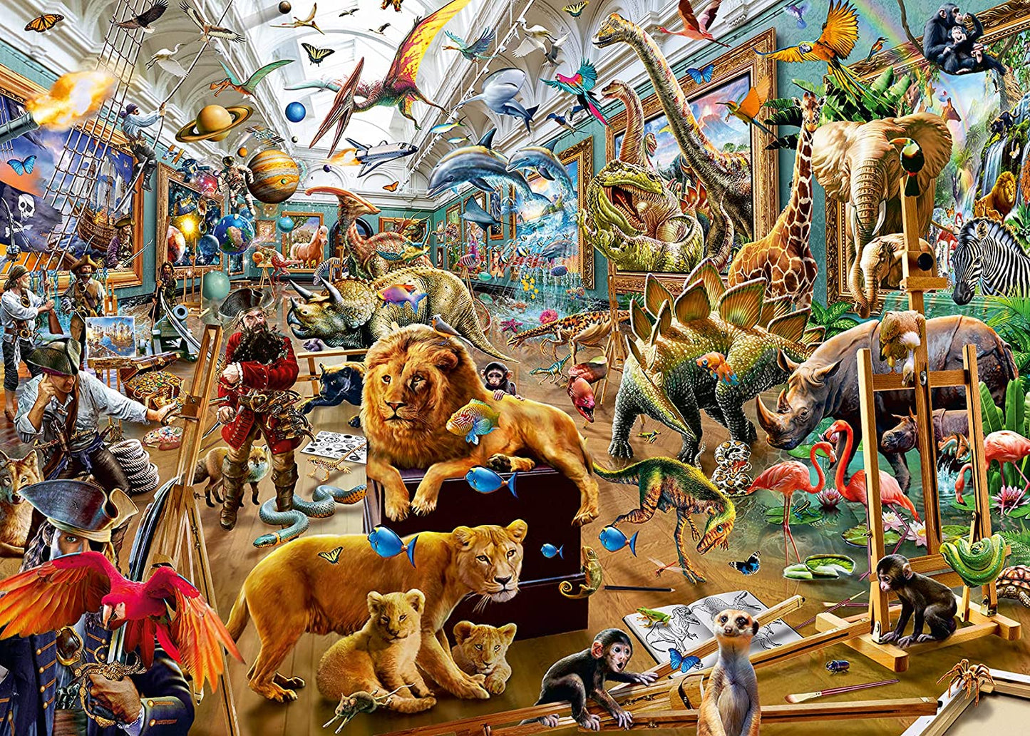Káosz a Galériában Ravensburger 1000 darabos kirakó puzzle (RA - 16996) - puzzlegarden