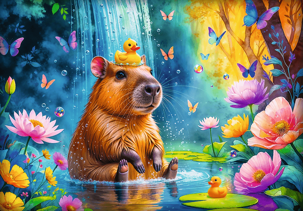 Kapibara Trefl 1000 darabos kirakó puzzle (TR - 10949) - puzzlegarden