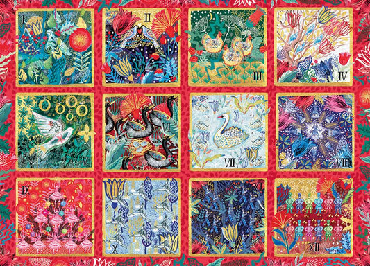 Karácsony 12 Napja Gibsons 1000 darabos kirakó puzzle (G-G7601) - puzzlegarden