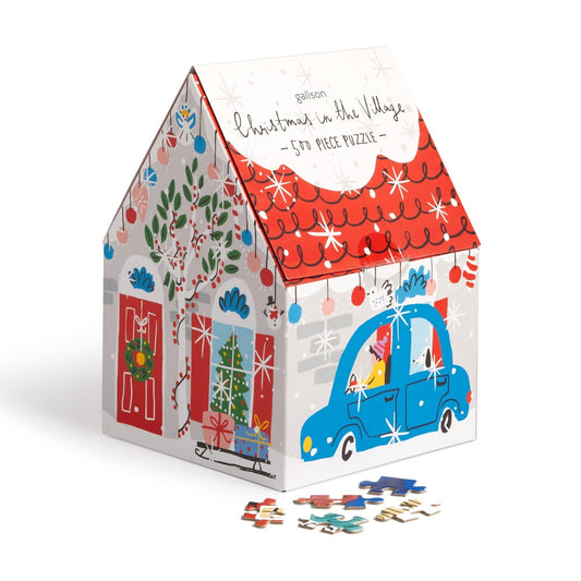 Karácsony a faluban - díszdobozban Galison 500 darabos kirakó puzzle (GA - 9780735380219) - puzzlegarden