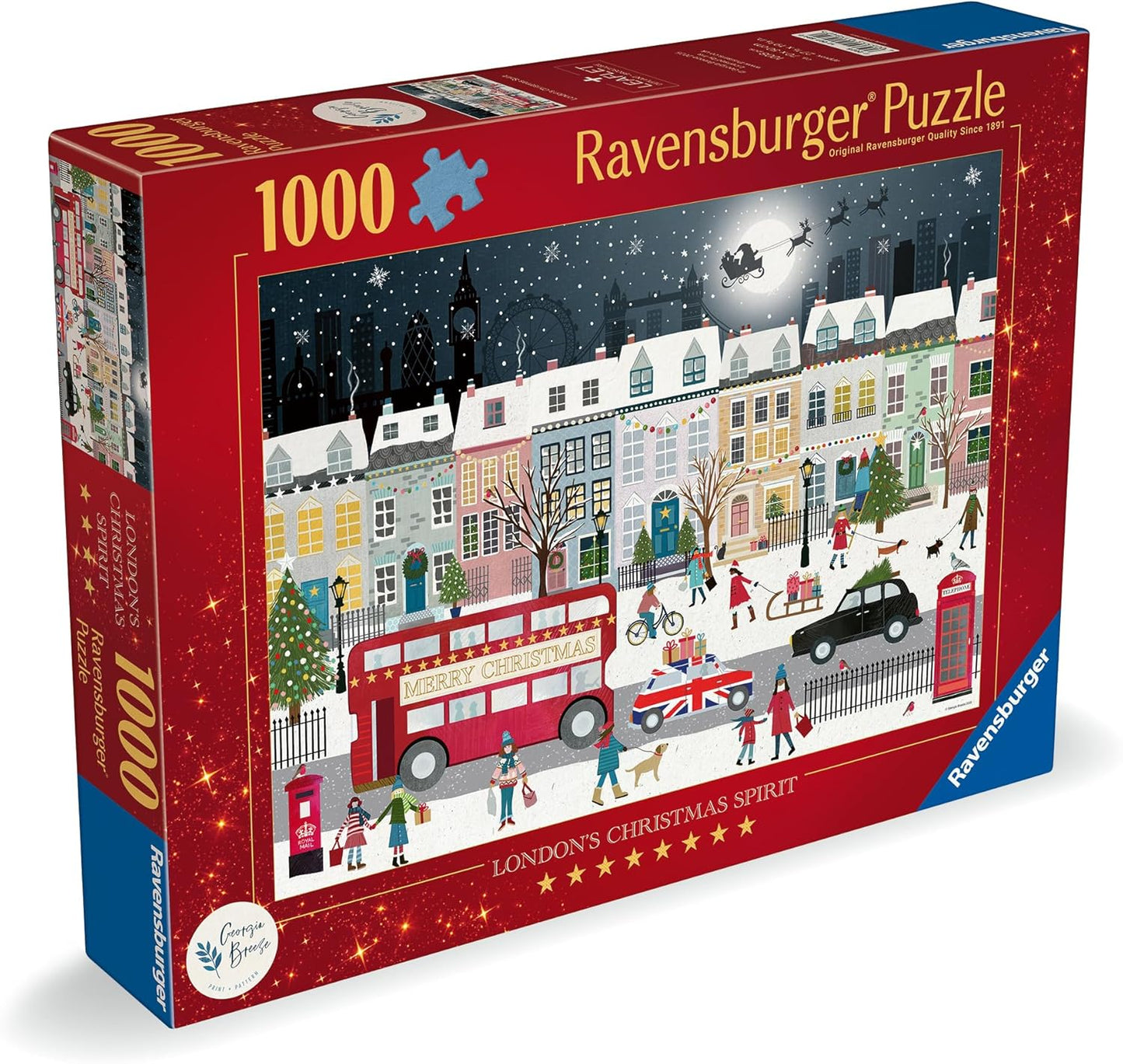 Karácsony Londonban Ravensburger 1000 darabos kirakó puzzle (RA-12001584) - puzzlegarden