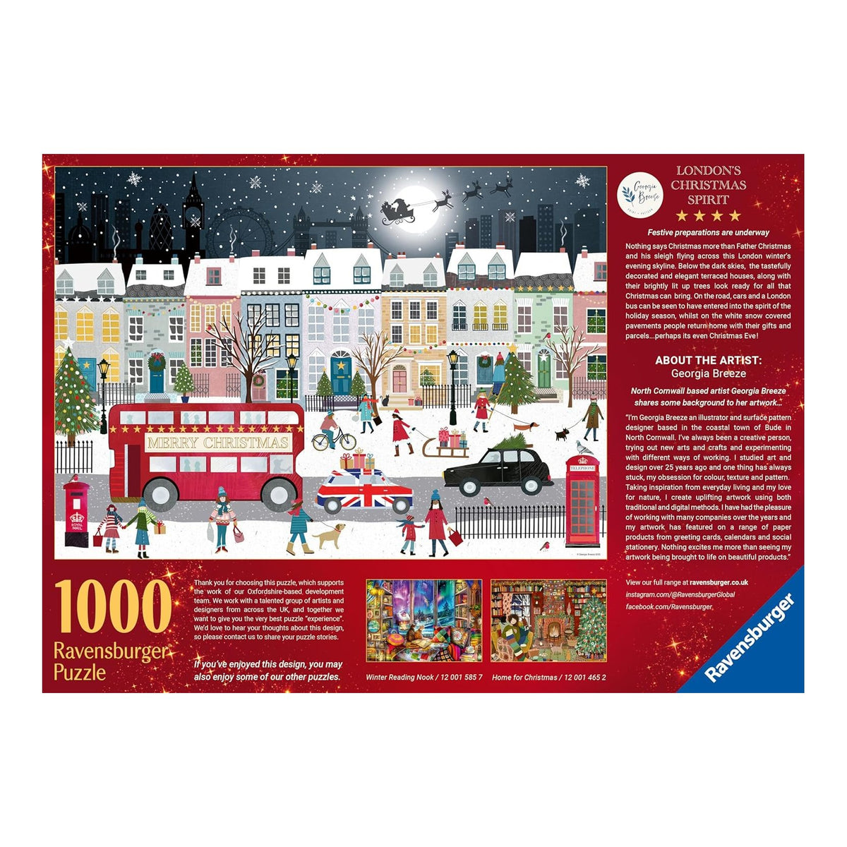 Karácsony Londonban Ravensburger 1000 darabos kirakó puzzle (RA-12001584) - puzzlegarden