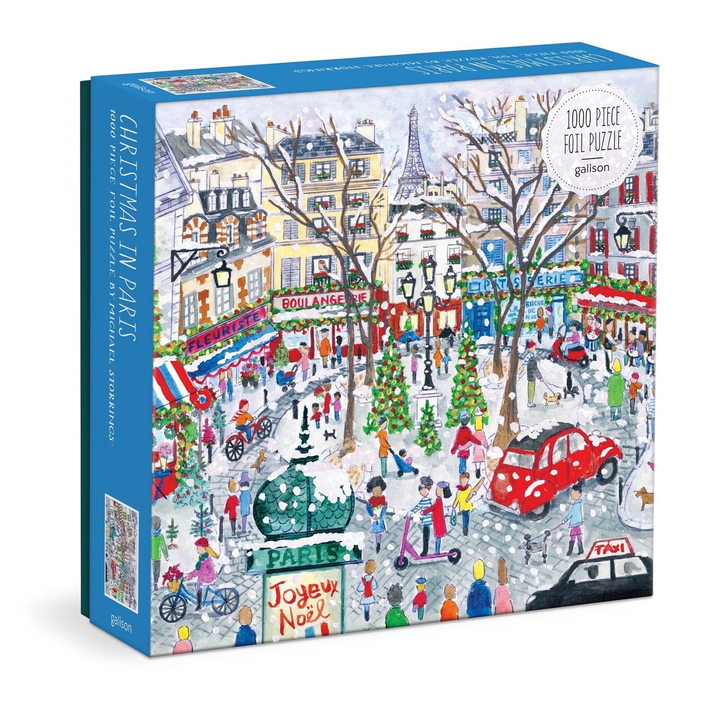 Karácsony Párizsban - csillogó fóliás! Galison 1000 darabos kirakó puzzle (GA - 9780735380547) - puzzlegarden