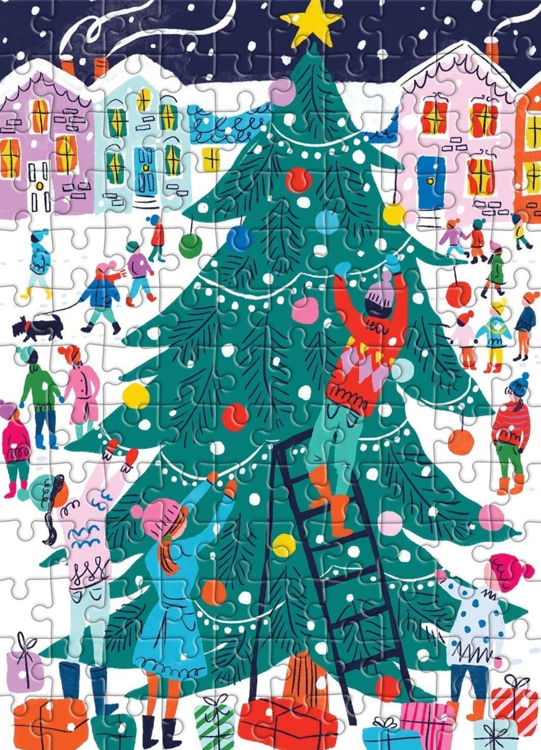 Karácsonyfa díszítés - karácsonyfadísz Galison 130 darabos kirakó puzzle (GA - 9780735380226) - puzzlegarden