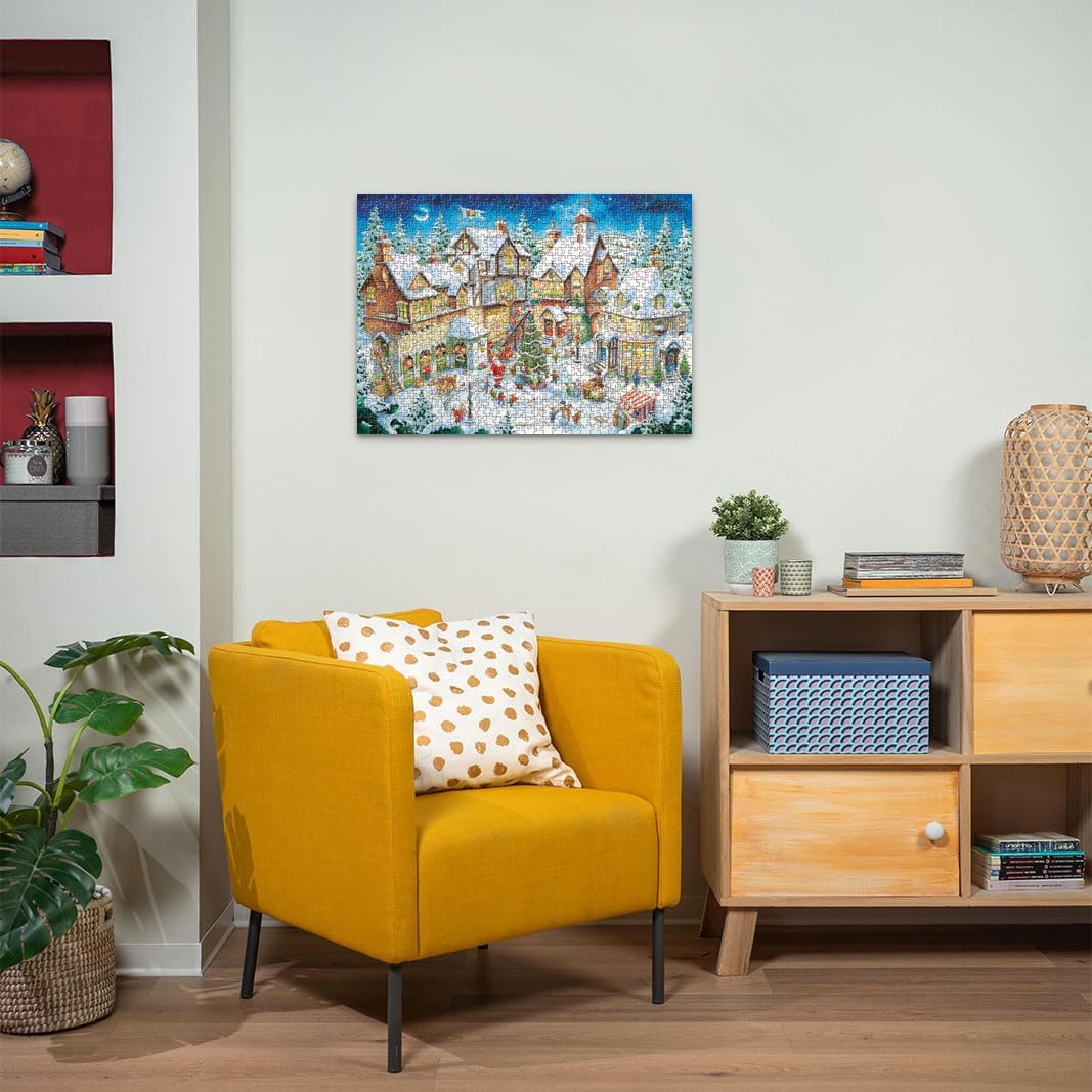 Karácsonyfalva Ravensburger 1000 darabos kirakó puzzle (RA - 12001271) - puzzlegarden