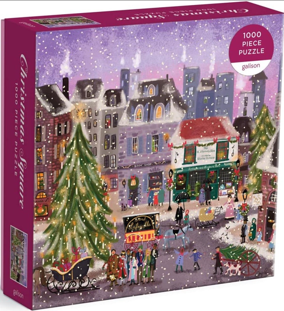Karácsonyi tér Galison 1000 darabos kirakó puzzle (GA - M032922D) - puzzlegarden