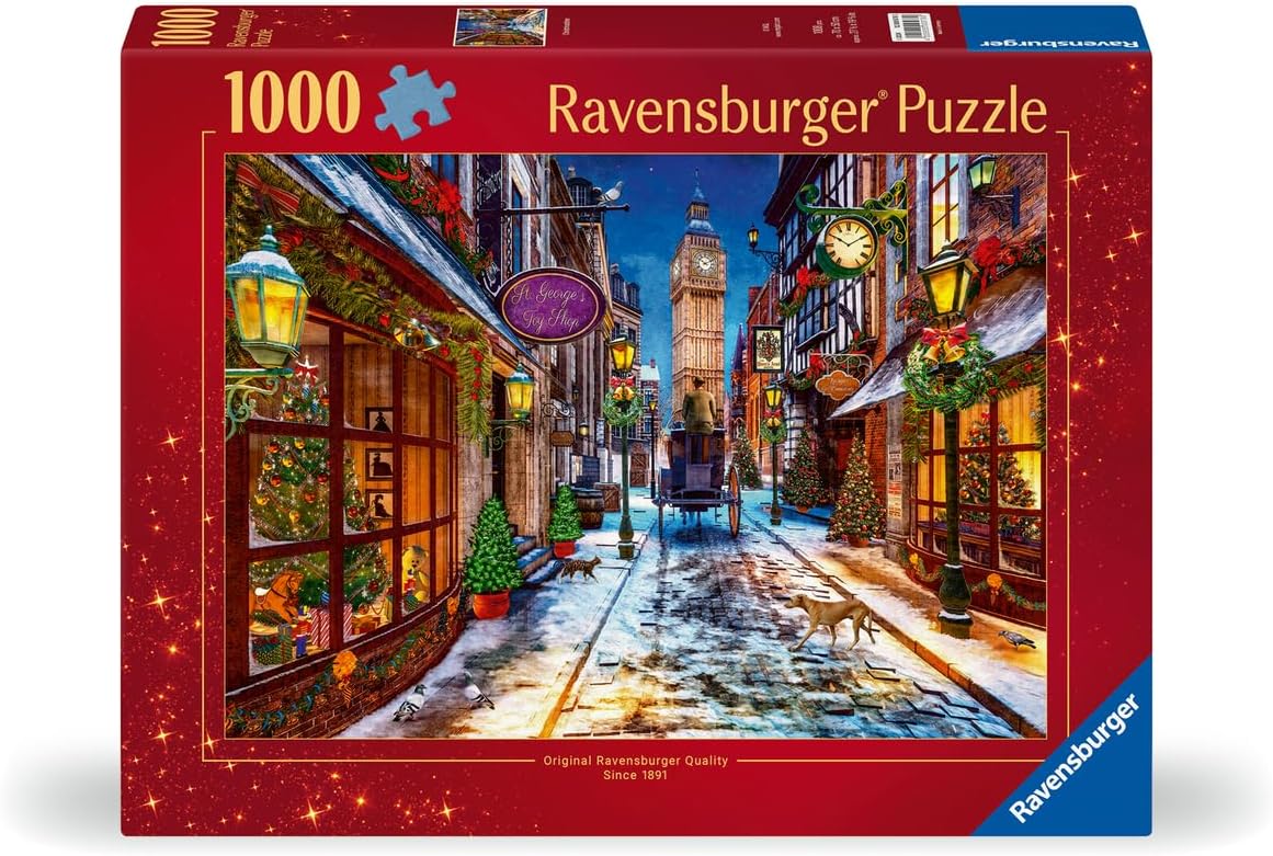 Karácsonyi utca Ravensburger 1000 darabos kirakó puzzle (RA - 12000578 4005555005780) - puzzlegarden
