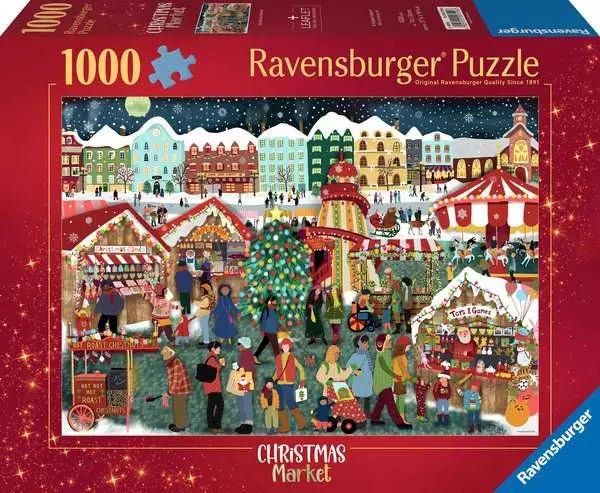 Karácsonyi Vásár Ravensburger 1000 darabos kirakó puzzle (RA - 12000729) - puzzlegarden