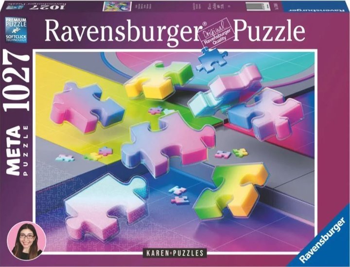 Karen Puzzles Collection - Meta Puzzle - Gradient Cascade Ravensburger 1000 darabos kirakó puzzle (RA - 17498) - puzzlegarden