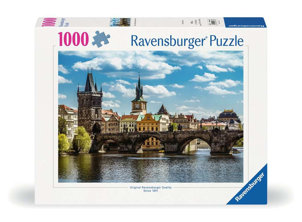 Károly híd, Prága Ravensburger 1000 darabos kirakó puzzle (RA - 12000676) - puzzlegarden