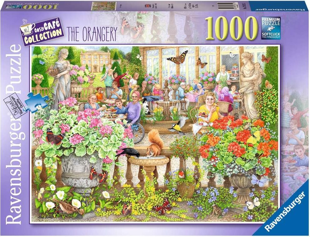 Kávézó a Télikertben Ravensburger 1000 darabos kirakó puzzle (RA - 17621) - puzzlegarden